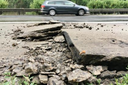 Hitzewelle hinterlässt Schäden an Autobahnen