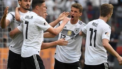 Mauer Pflichtsieg für DFB-Team: Nur 2:1 gegen Saudi-Arabien