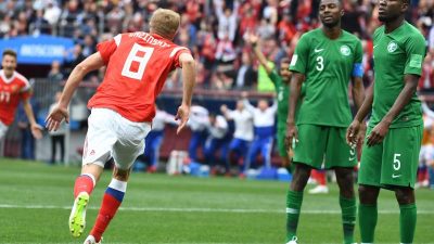 WM-Gastgeber Russland feiert Kantersieg gegen Saudi-Arabien