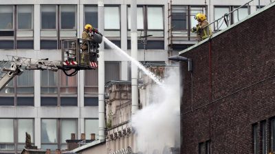 Großbrand in berühmter Kunsthochschule im schottischen Glasgow