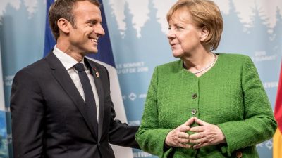 Merkel und Macron demonstrieren Einigkeit – Milliardenschweres Eurozonen-Budget geplant