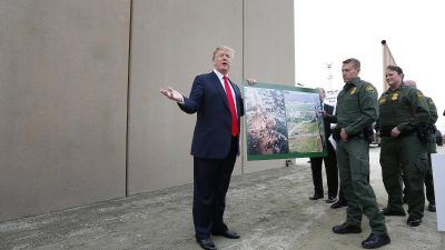 Trump will 8,6 Milliarden Dollar für sein Mauerprojekt in Etat einstellen