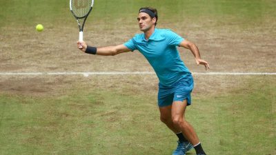 Federer erreicht in Halle erneut im Finale