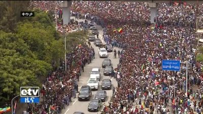Eritreas Präsident zu Besuch beim ehemaligen Kriegsgegner Äthiopien eingetroffen
