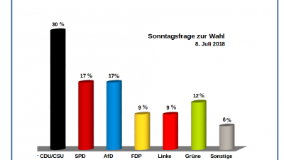 Wahlumfrage: AfD steigt auf Rekord von 17 Prozent und ist so stark wie die SPD – Koalition hat keine Mehrheit mehr
