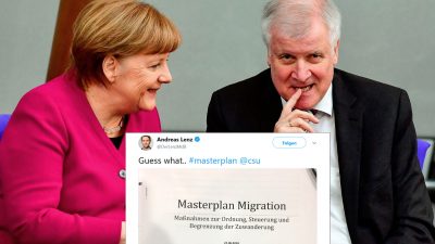 Seehofers Masterplan liegt CSU aber nicht CDU-Vorstand vor – Merkel bedauert das