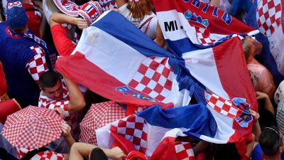 Mehr als eine halbe Million Kroaten feiern ihre Fußball-Nationalmannschaft