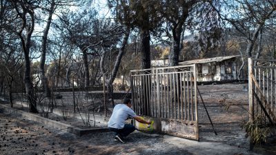 Nach Bränden in Griechenland geht Suche nach Vermissten weiter
