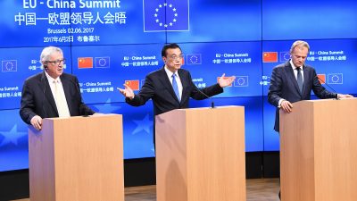 EU-China-Gipfel berät über Handelskonflikt