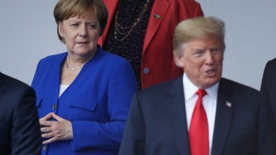 Offener Konflikt von Trump und Merkel beim Nato-Gipfel