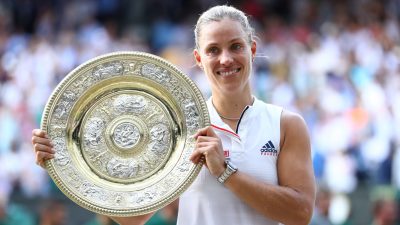 Merkel gratuliert Angelique Kerber zu „begeisterndem“ Wimbledon-Sieg