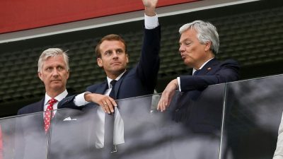 Präsident Macron auch beim WM-Finale in Moskau dabei