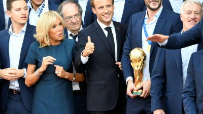 Macron würdigt seine Weltmeister: „Diese Mannschaft ist eine Einheit“