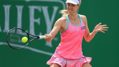 Tennisspielerin Barthel scheitert in Wimbledon