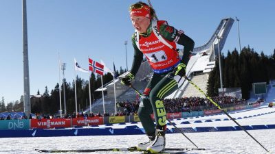 Biathlon-Olympiasiegerin Dahlmeier setzt Karriere fort