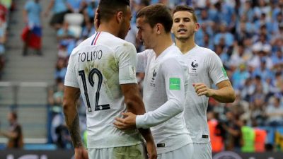 Frankreich nach 2:0 gegen Uruguay im WM-Halbfinale