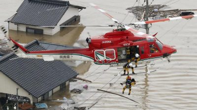 Japan: Zahl der Toten bei Unwettern steigt auf mindestens 100