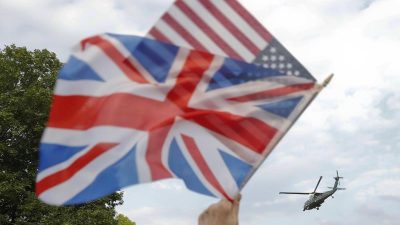 Großbritannien: Trump trifft sich mit May und Queen – Proteste im ganzen Land erwartet