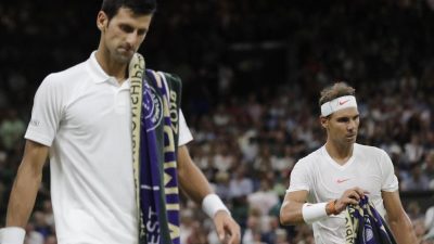 Halbfinal-Match Nadal gegen Djokovic wird heute beendet