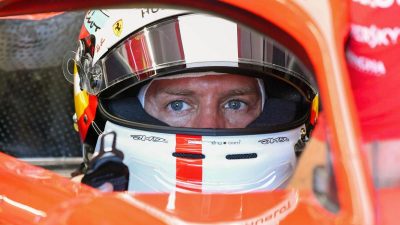 Vettel Vierter im verregneten Training