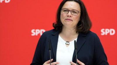 Schwesig gegen Ablösung von Nahles als SPD-Parteichefin