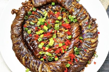 Leckere Drachen-Auberginen mit Hackfleisch