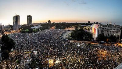 Rumänien: Neue Massenproteste gegen Regierung – Polizei hielt sich am 11. August zurück + Video