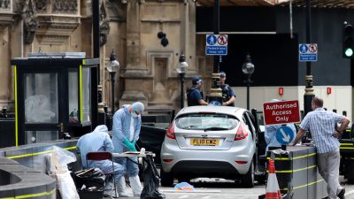 „Terroristischer Vorfall“ vor Parlament in London – Trump fordert harten Umgang mit Terroristen
