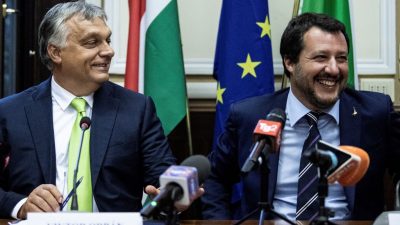 „Er ist mein Held“: Orban lobt Salvini im Kampf gegen illegale Massenzuwanderung