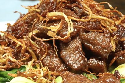 Ingwer-Fleisch mit Pak Choi