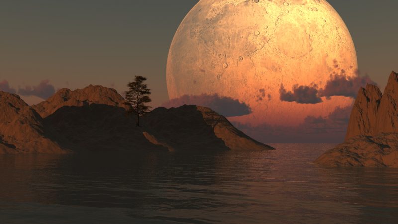 9 Fakten über den Mond und warum er unmöglich echt sein kann
