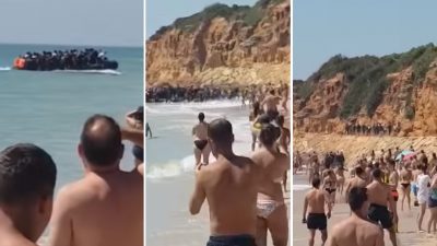 Erneut Migranten-Landung an spanischer Küste – Badegäste geschockt – Hälfte aufgegriffen, Hälfte verschwunden