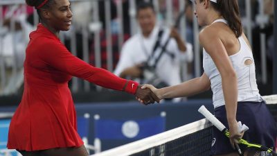 Bitteres 1:6, 0:6 für Tennis-Star Serena Williams