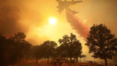 Feuerwehr in Kalifornien dämmt Waldbrände ein