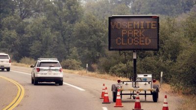 Yosemite-Tal wegen Waldbränden weiter geschlossen
