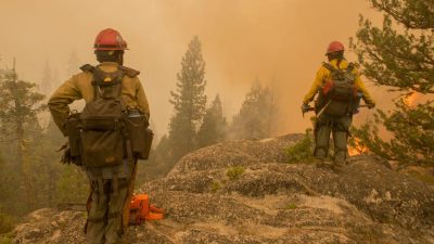 Fortschritte im Kampf gegen Rekordbrand in Nordkalifornien
