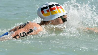Freiwasserschwimmer gewinnen Silber mit Team-Staffel