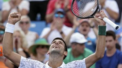 Djokovic trifft im Finale von Cincinnati auf Federer