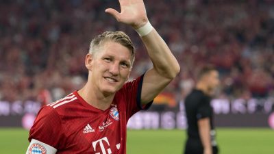 75.000 Bayern-Fans feiern Schweinsteiger beim Abschiedsspiel