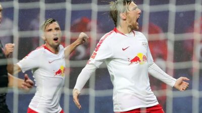 RB Leipzig mit Last-Minute-Tor in die Europa League