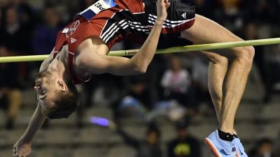 Müde Leichtathletik-Helden – Hochspringer Przybylko Zweiter