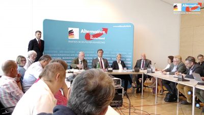 Pressekonferenz der AfD-Fraktion im Bundestag mit Weidel und Gauland