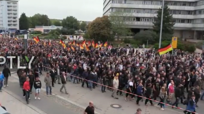 11.000 Teilnehmer bei AfD-Kundgebung und Gegenprotesten in Chemnitz
