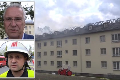 Innenminister Herrmann: Brandursache unklar, Kriminalpolizei ermittelt – Millionen-Schaden nach Feuer in Bamberger “Ankerzentrum”