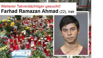 Öffentlichkeitsfahndung: Wo ist Farhad Ramazan Ahmad? – Polizei warnt vor Chemnitz-Täter Nummer drei
