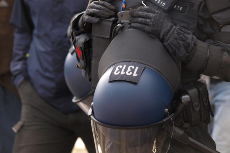 Protestaktion gegen die Corona-Beschränkungen: Polizei löst Demo der Bewegung Pro Chemnitz auf