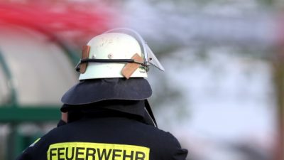 Großbrand in sogenanntem Ankerzentrum in Bamberg