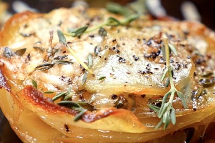 Parmesan Kartoffelstapel