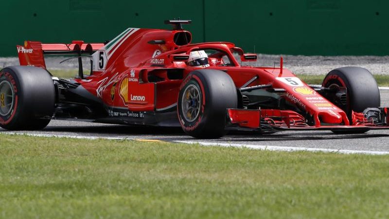 Vettel im Abschlusstraining von Monza vorn