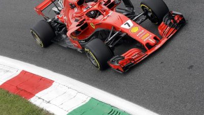 Räikkönen fährt vor Vettel auf Pole Position in Monza